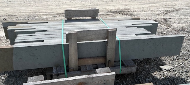 Lot 1: 3 pallets 2" thermal bluestone treads